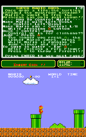 Super Mario Bros. (PlayChoice-10) Screenshot 1